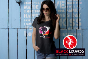 Black Lizards T-Shirt: REBEL GIRL