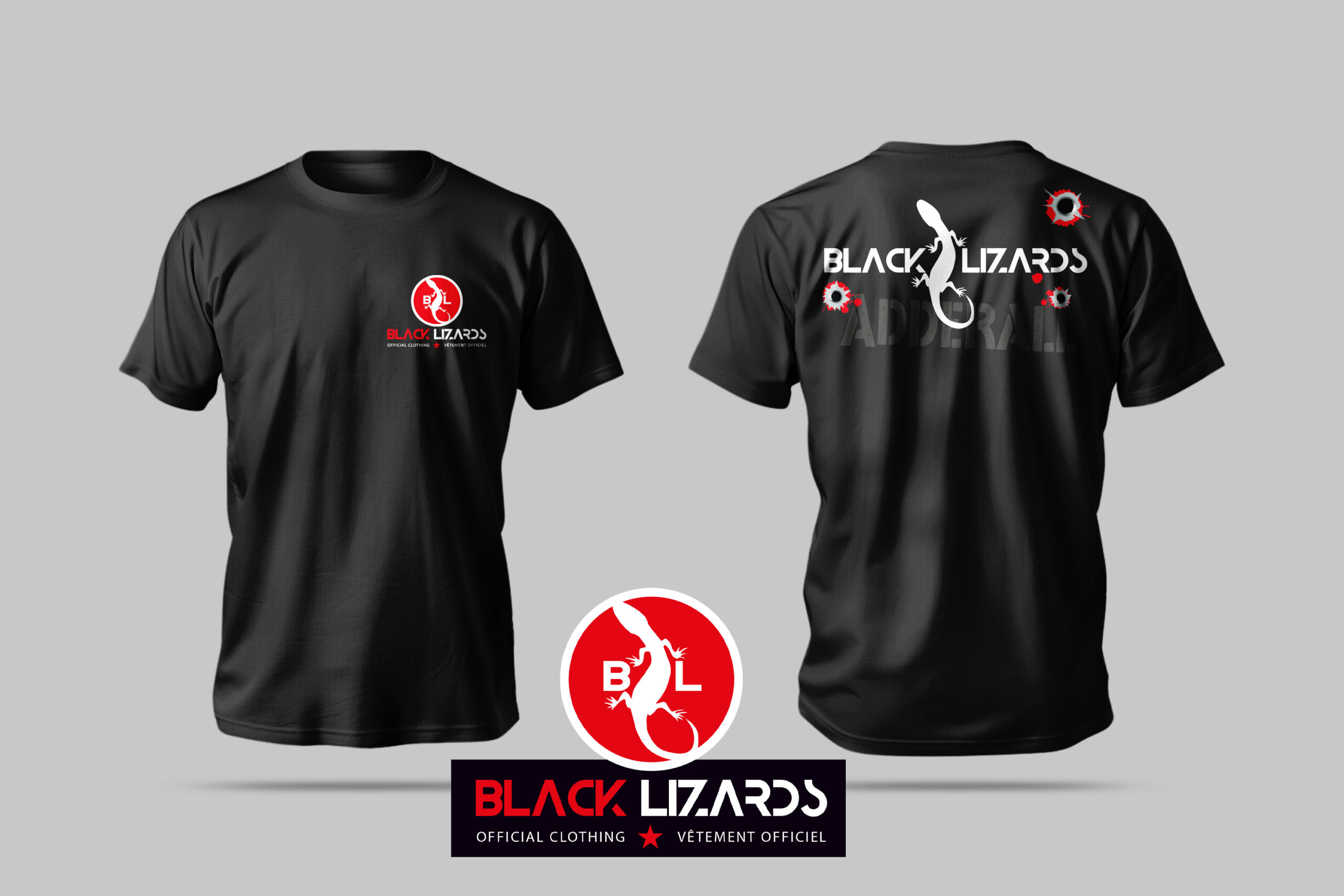 Black Lizards T-Shirt: Adderall