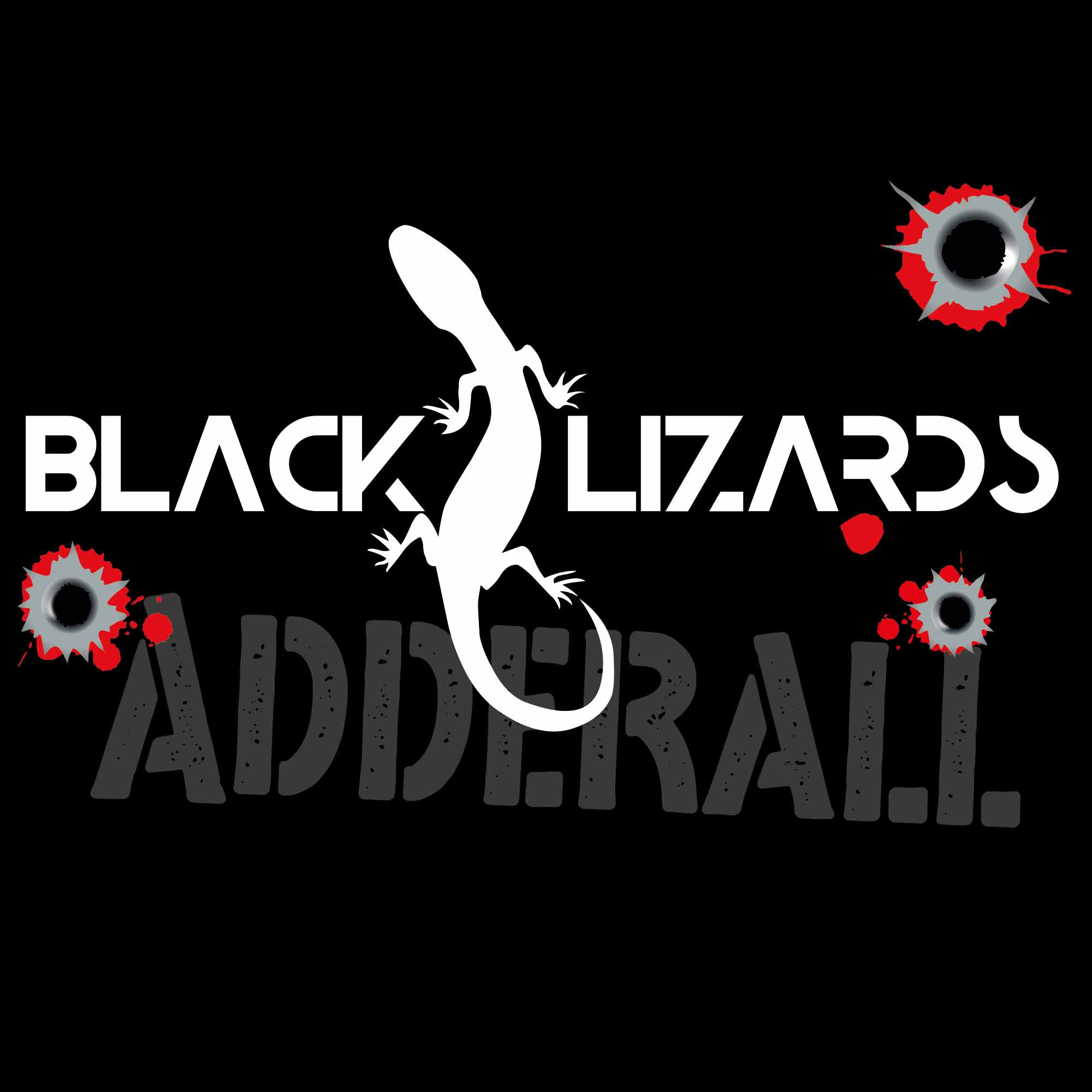 Black Lizards T-Shirt: Adderall - Image 2